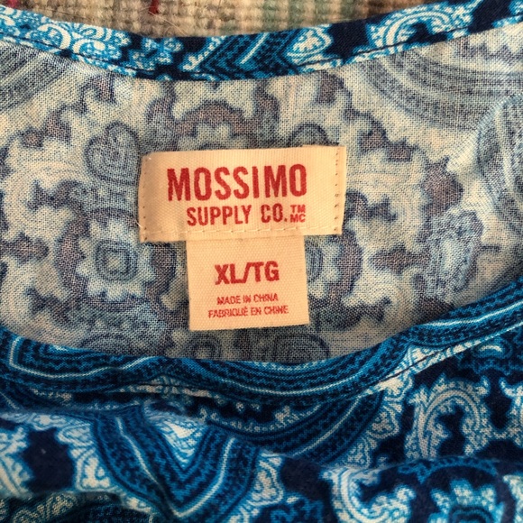 Massimo blue print dress - Picture 3 of 3